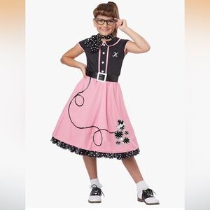 California Costumes Pink and Black Poodle Dress